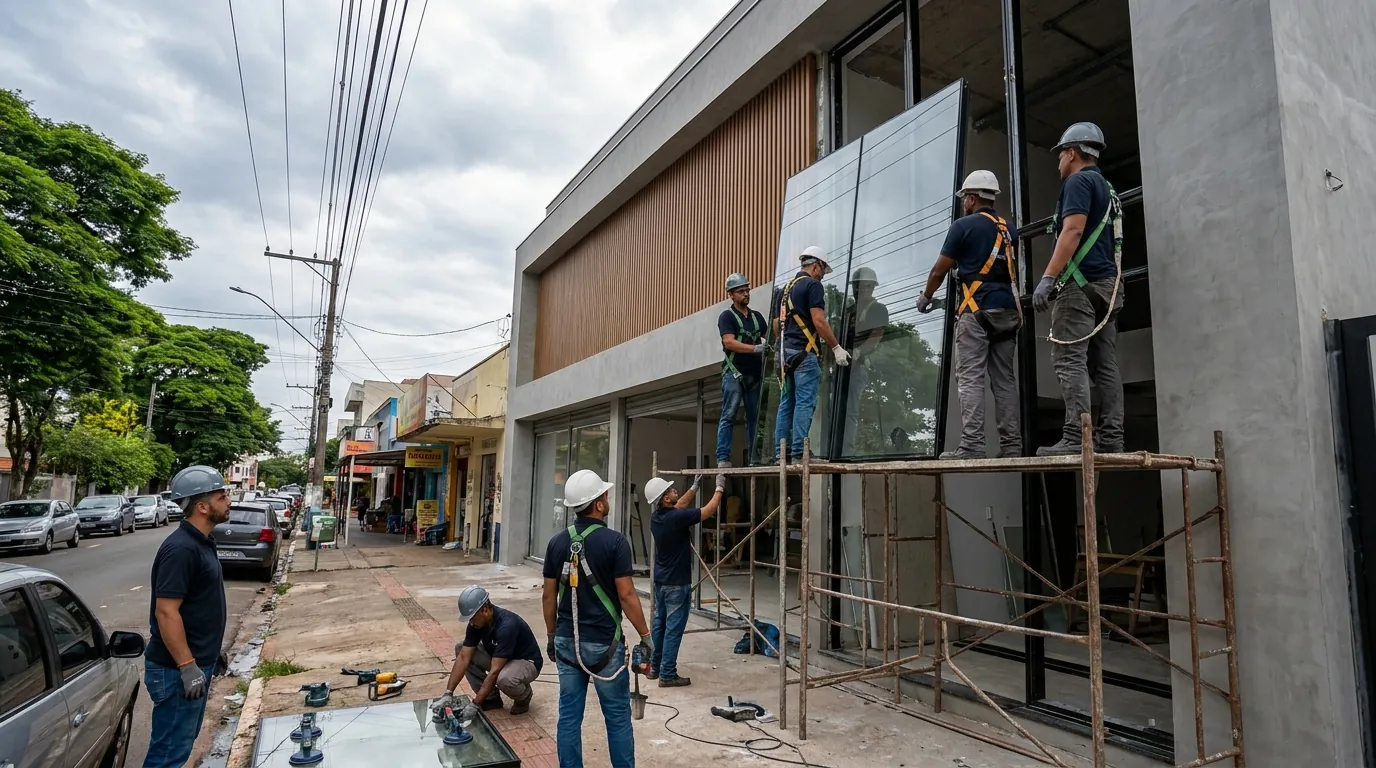 Fachada de Vidro em Maringá‑PR