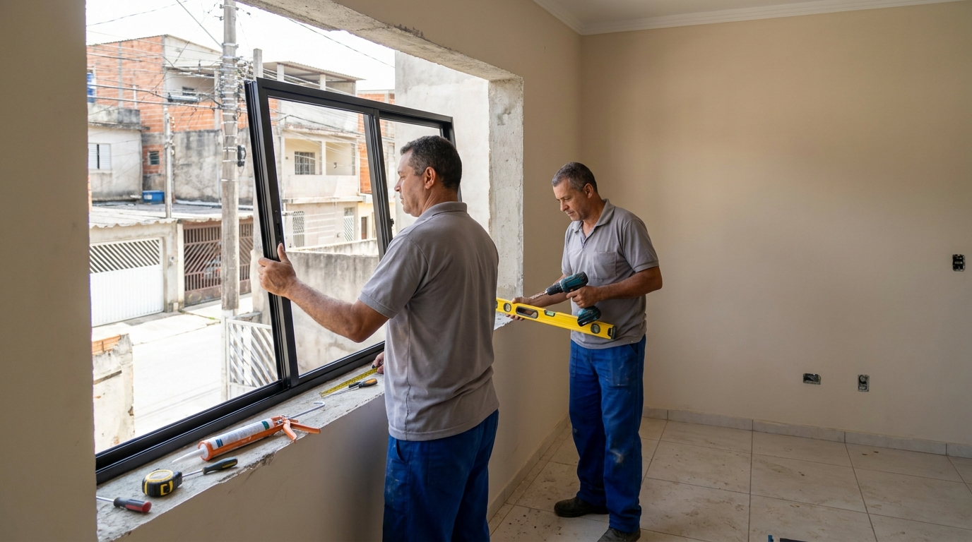 Esquadrias de Alumínio em Moradias Maringá, Maringá‑PR