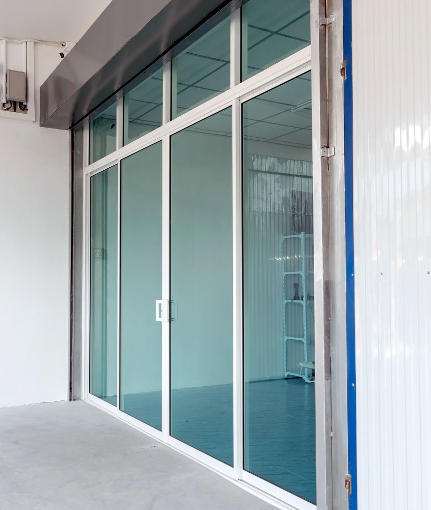 porta de vidro em Maringá